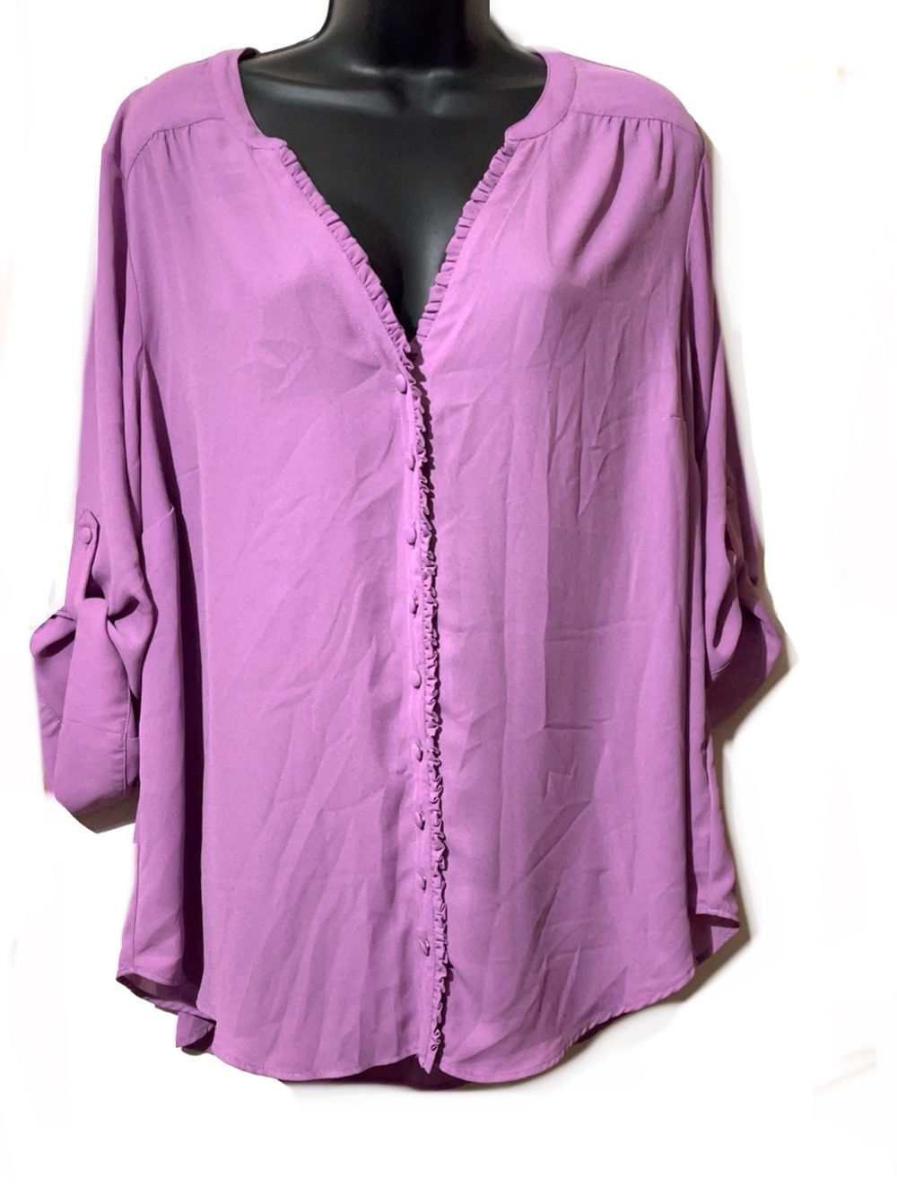 🌼TORRID HARPER Ruffle Georgette Top🌼 - Picture 6 of 15
